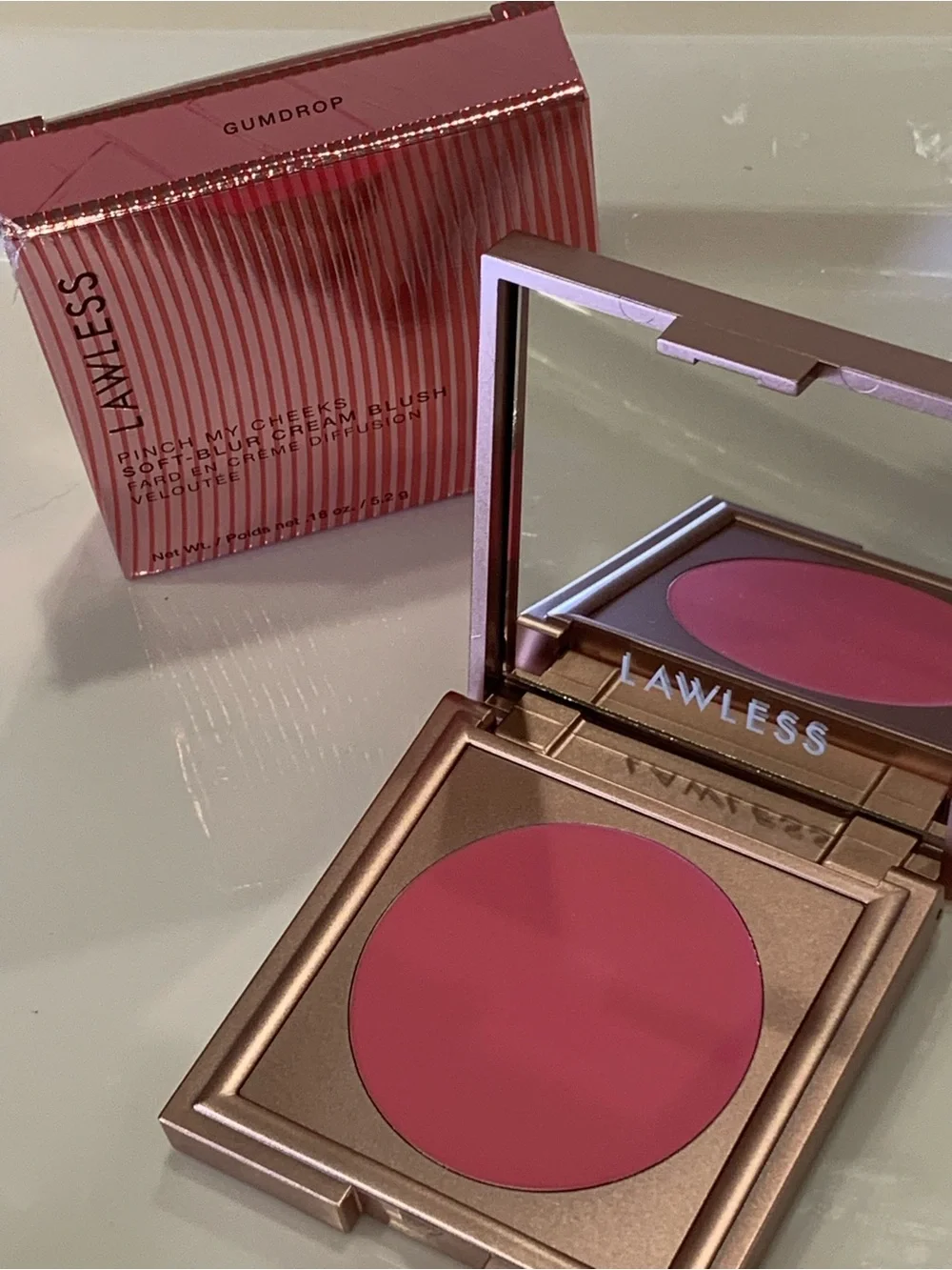 Lawless Pinch My Cheeks Soft-Blur Cream Blush Gumdrop